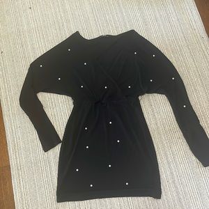 Off the Shoulder Sweater Dress